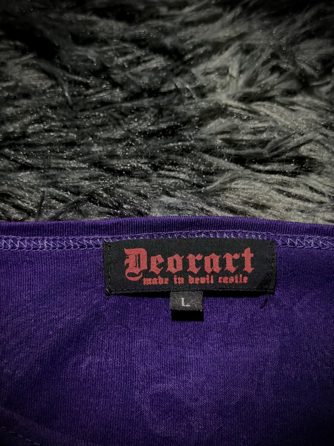 Deorart 스컬 크라운 프린팅 사이드 셔링 롱슬리브 상품이미지9
