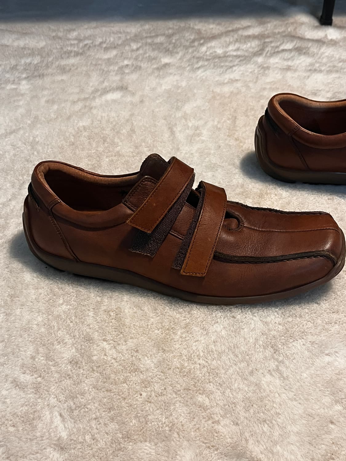 Clarks velcro leather shoes 280 상품이미지2
