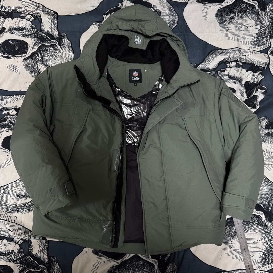 NFL 팀어패럴 다운 패딩 100 사이즈  상품이미지1