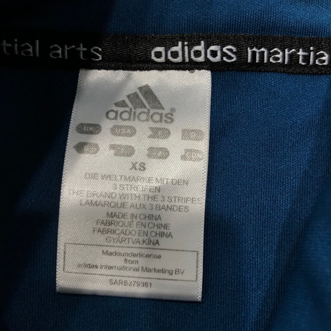 XS 아디다스 져지 븡루 오렌지 트랙 자켓 상품이미지4