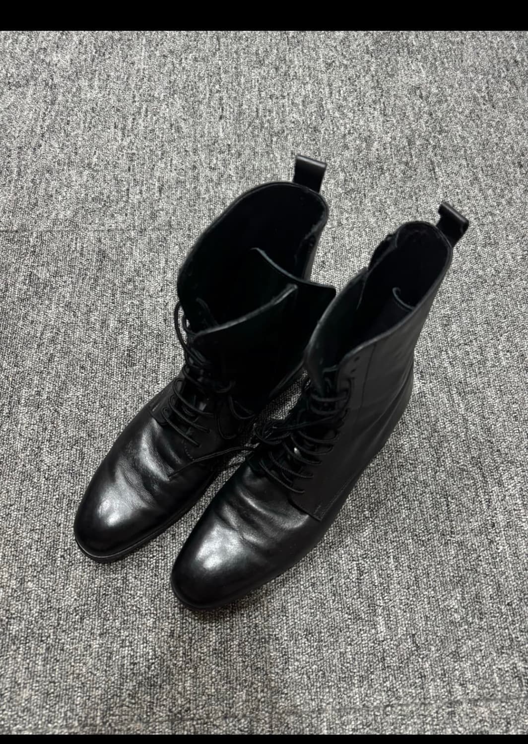 카우하이드 웨스턴 컴뱃 블랙 부츠 42 상품이미지2