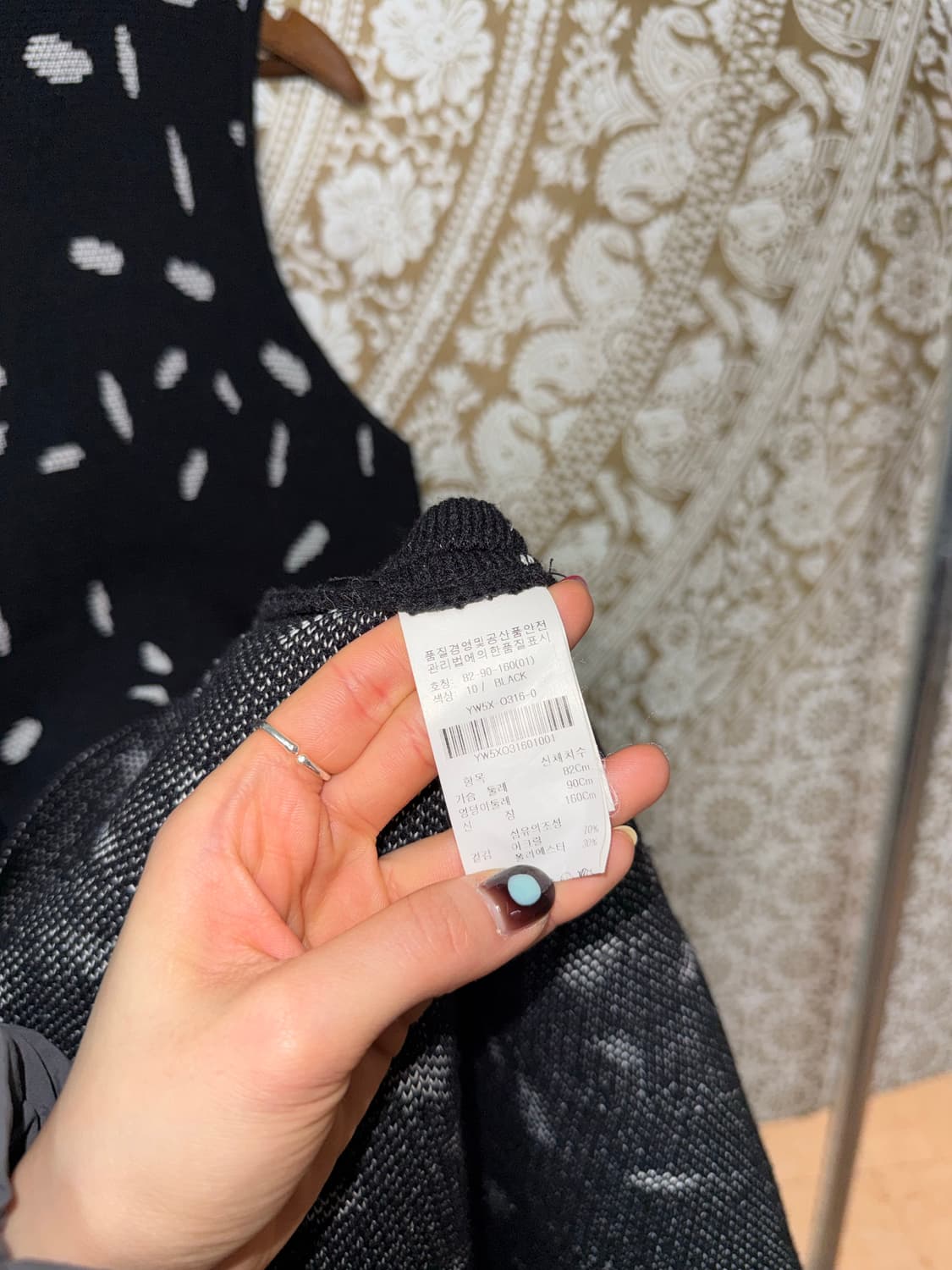 올리브데올리브 여성 패턴 민소매 미니 원피스 상품이미지5