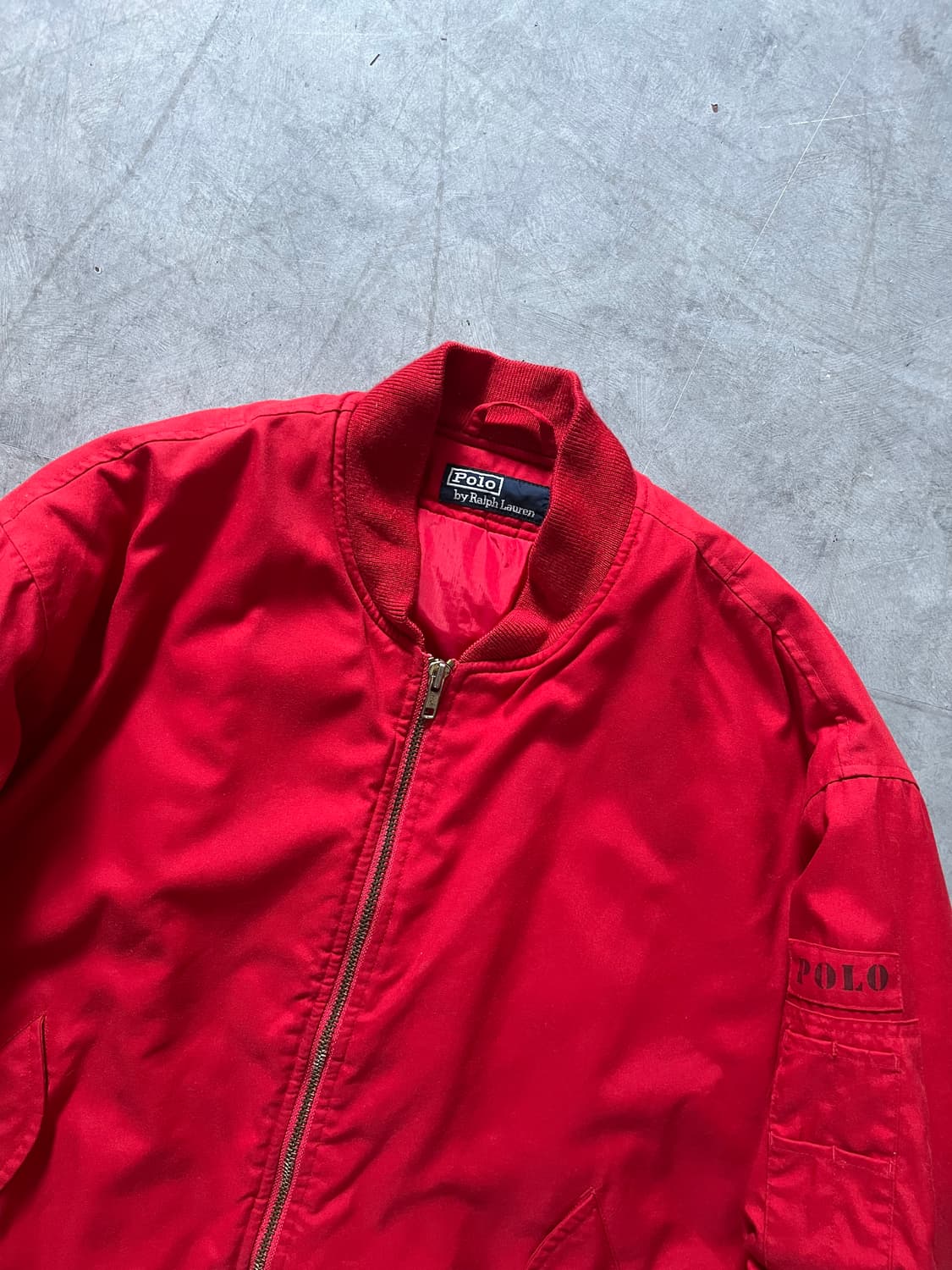 Polo 폴로 랄프로렌 90s MA-1 봄버 자켓 상품이미지3