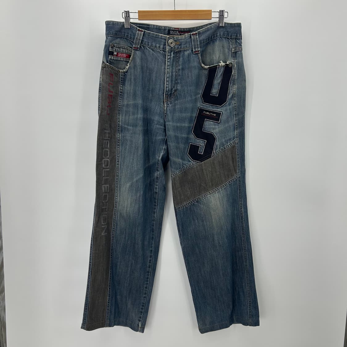 [FUBU] 후부 올드스쿨 힙합 데님팬츠 상품이미지1