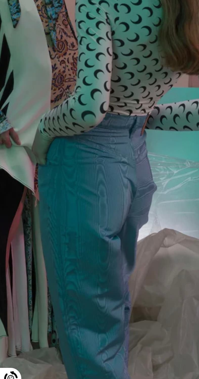 마린세르 SS18 무아르 팬츠 블랙 상품이미지4