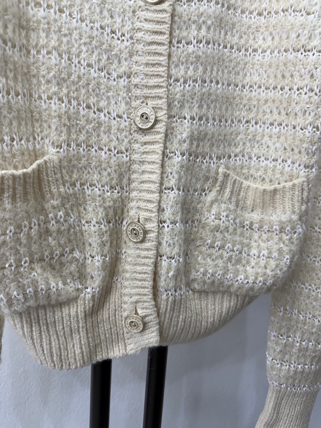 정품) 더캐시미어 한섬 21aa 니트 가디건 85 상품이미지4