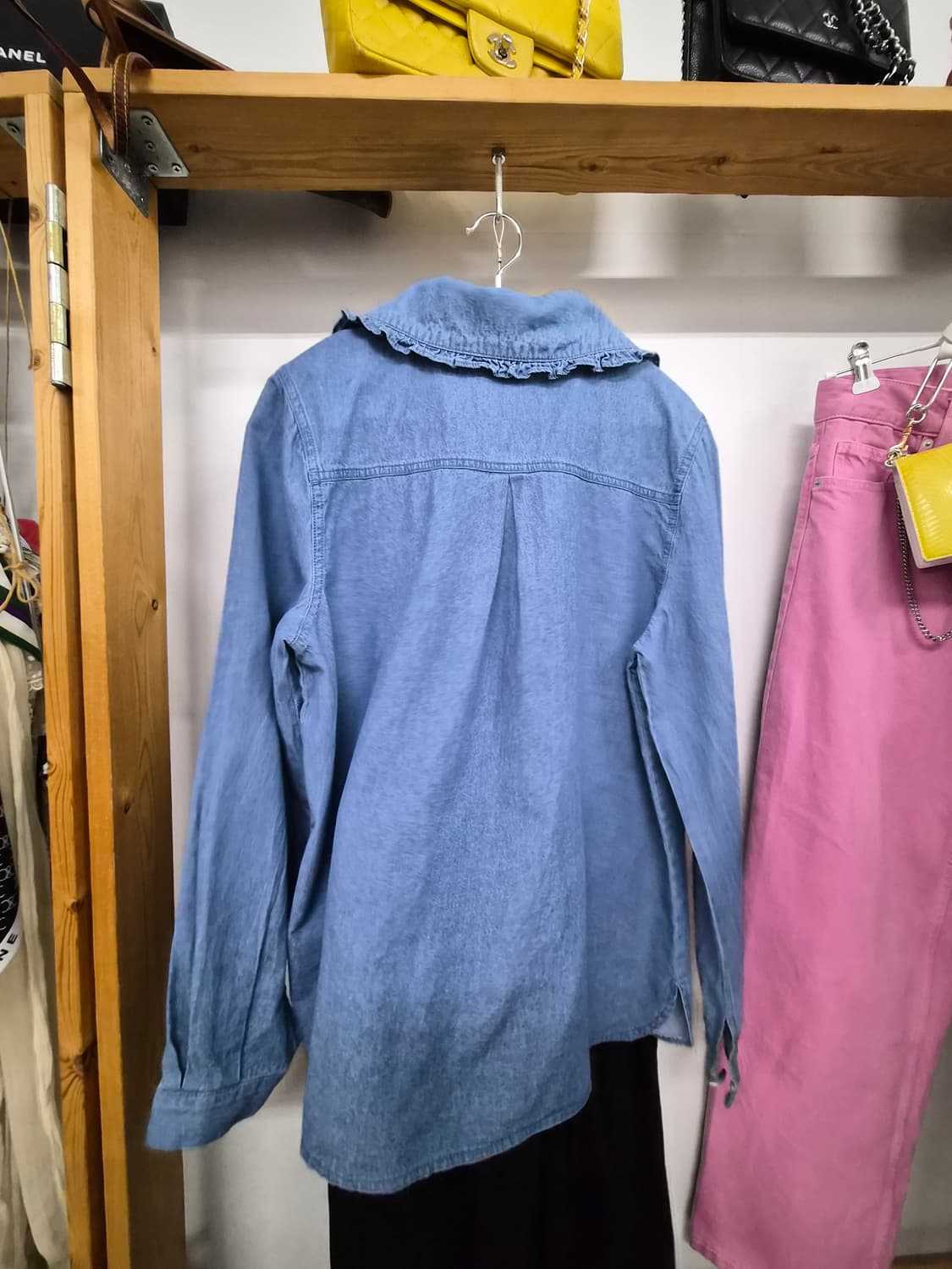 마크제이콥스 프릴벌룬데님. 언발 랩 스판 슬렉스 상품이미지5