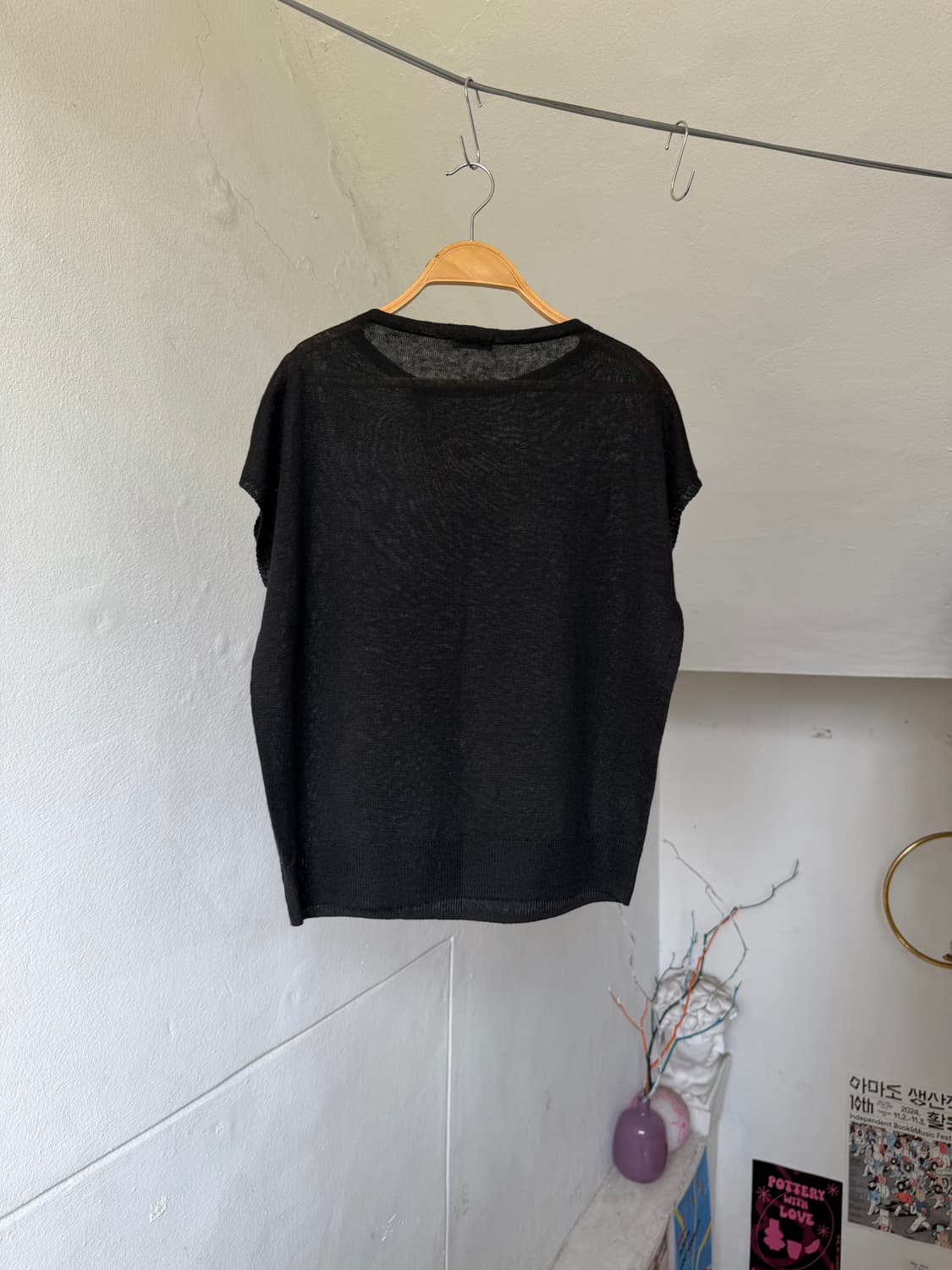 빈티지 시스루 여름 니트 상품이미지5