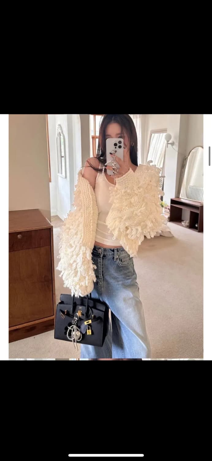  매그놀리아 수술 가디건 상품이미지2