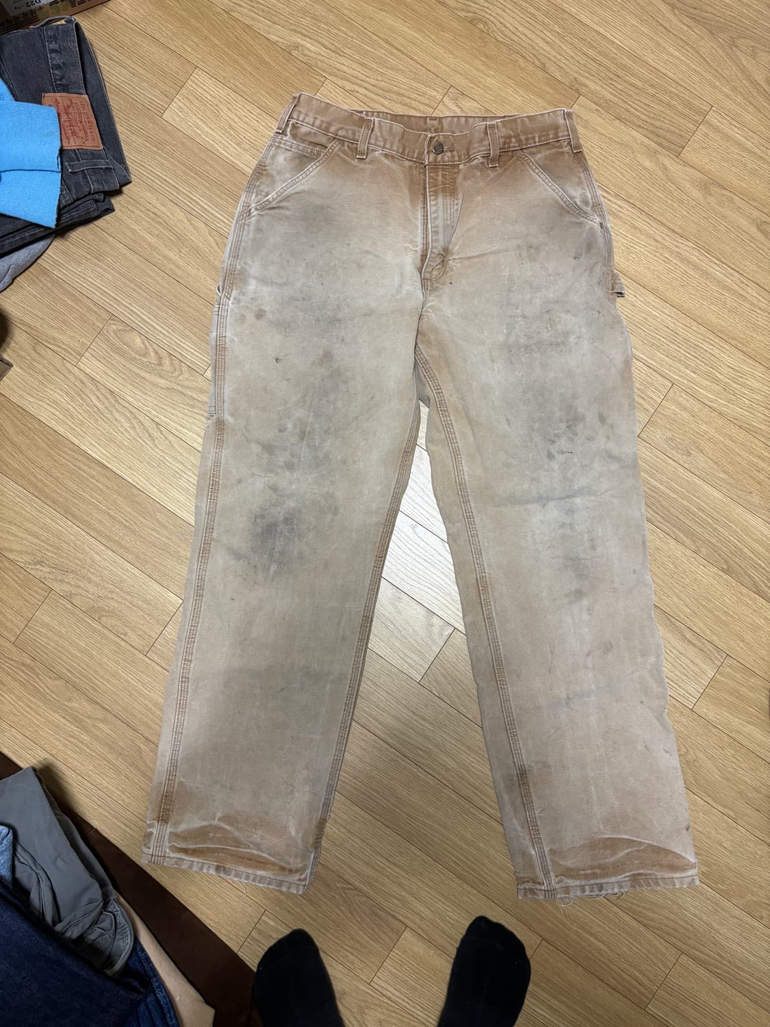 칼하트 카펜터 팬츠 b11 brn 33x32 상품이미지1