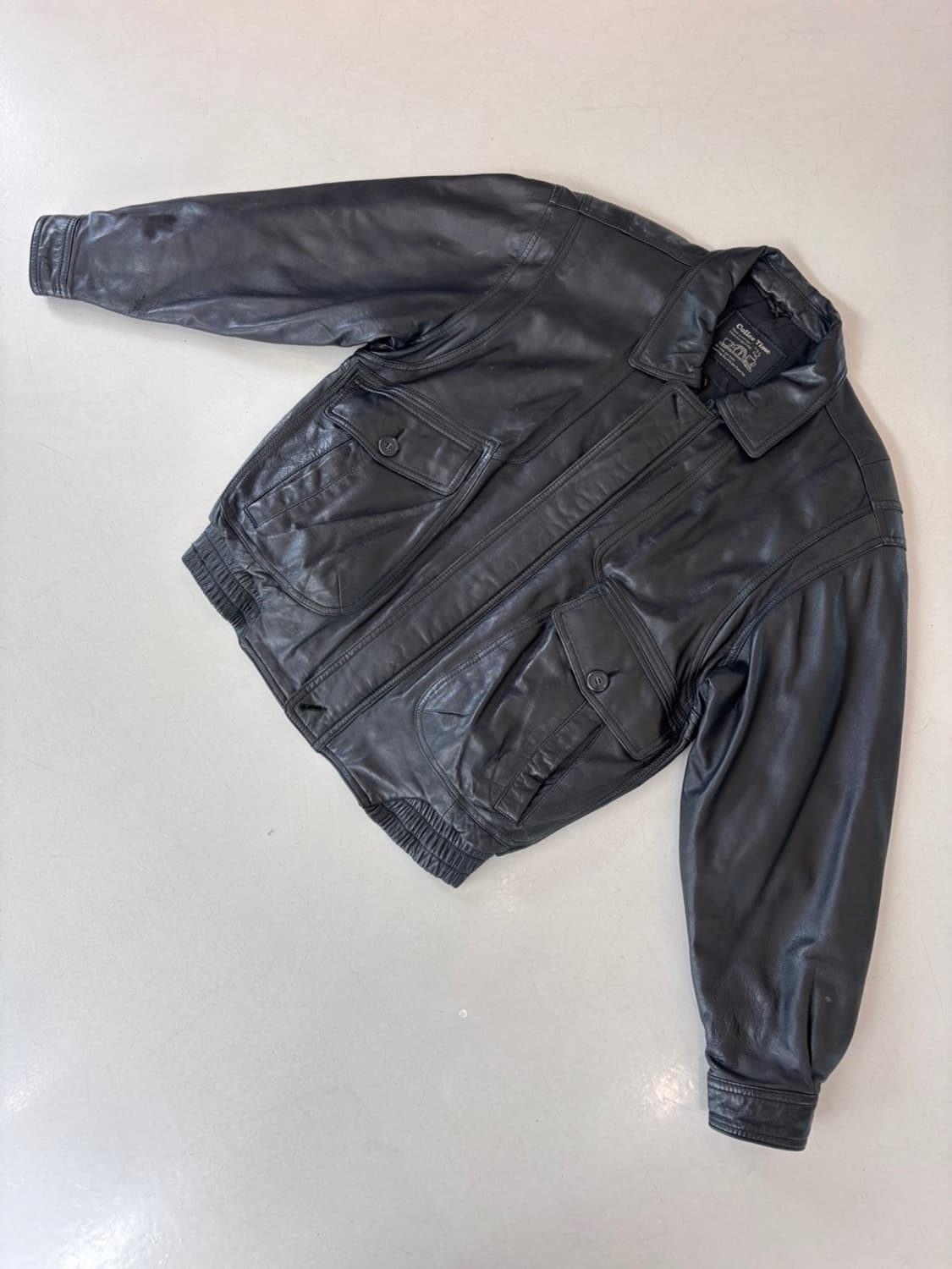 Vintage Coffee Time Lambs Leather JK 상품이미지3