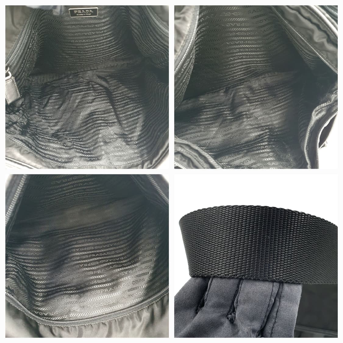 프라다 2vd768 사피아노 은장 투포켓 메신저백 크로스백 상품이미지10