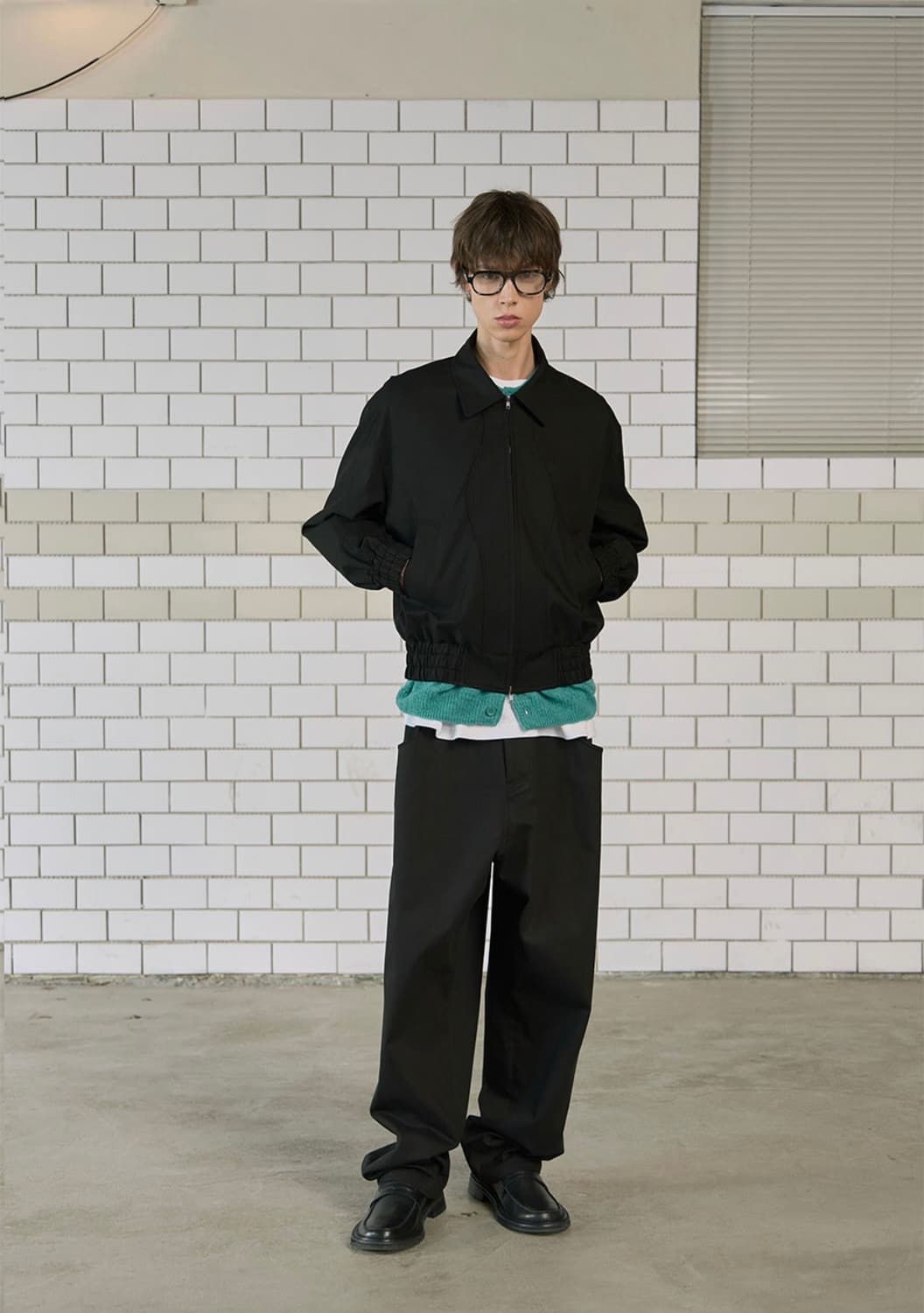 STU Cut off Patch Jacket Black 상품이미지6