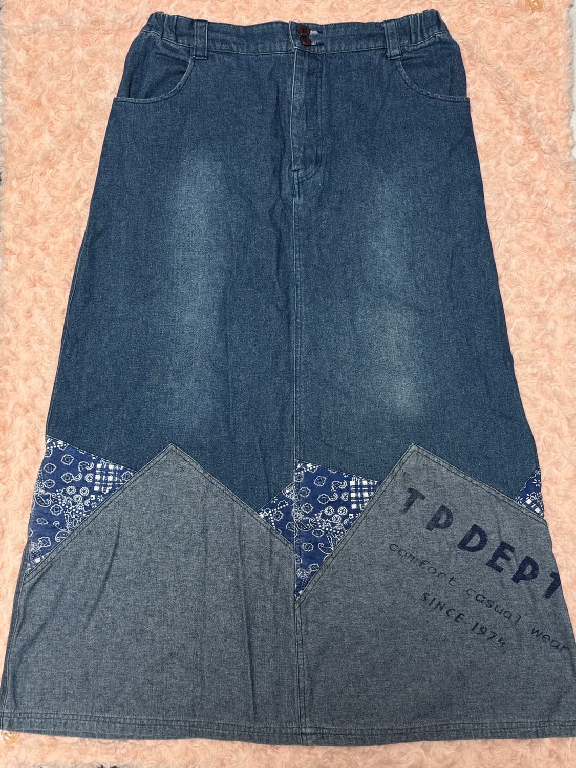 빈티지 청치마 롱 스커트 상품이미지1