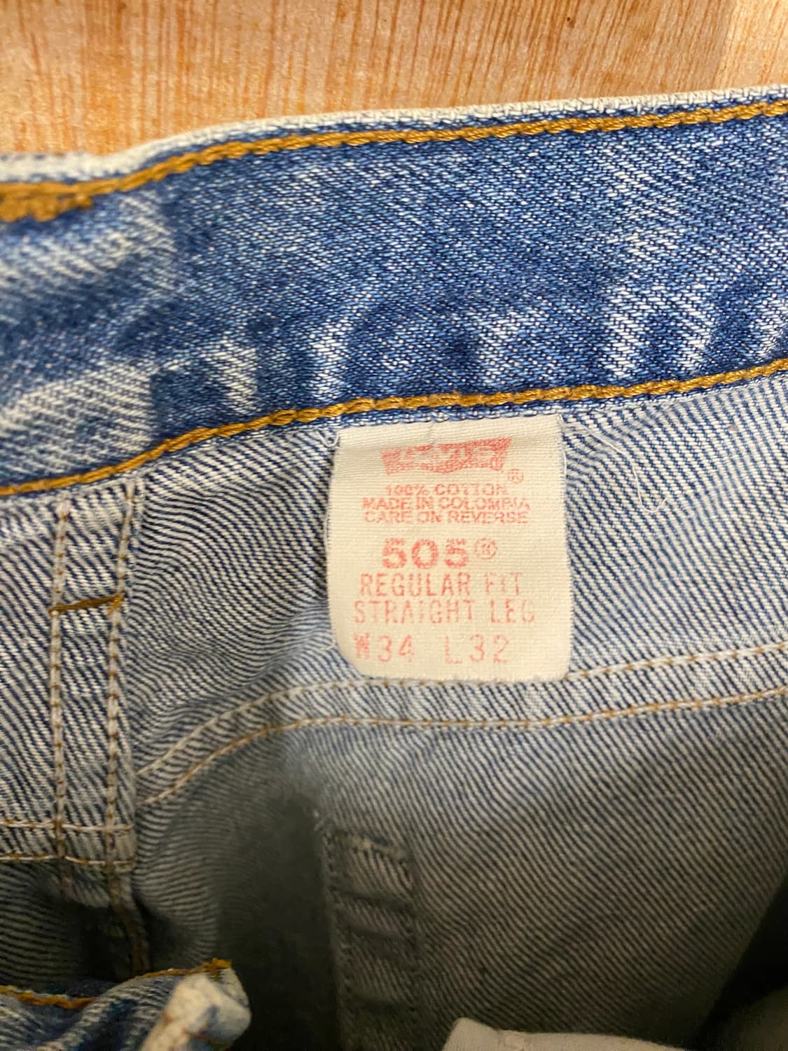 90's LEVI'S 505 denim pants 90년대 리바이스 상품이미지9