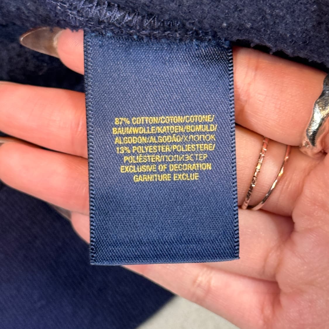 M) 폴로 랄프로렌 네이비 후드집업 상품이미지8