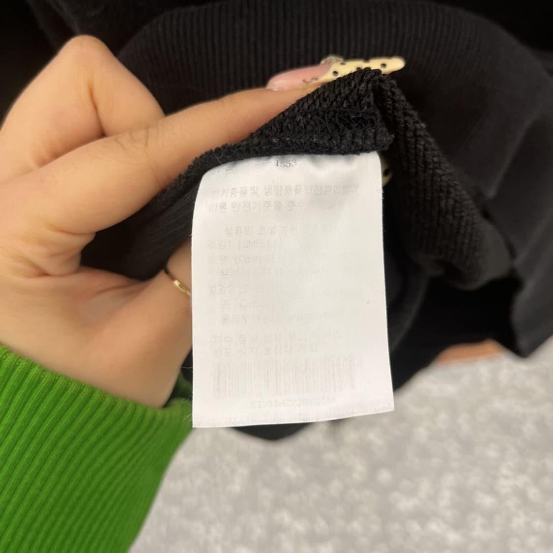 LEE 리 모던 캐주얼 빈티지 스몰로고 후드집업 M C10011 상품이미지6