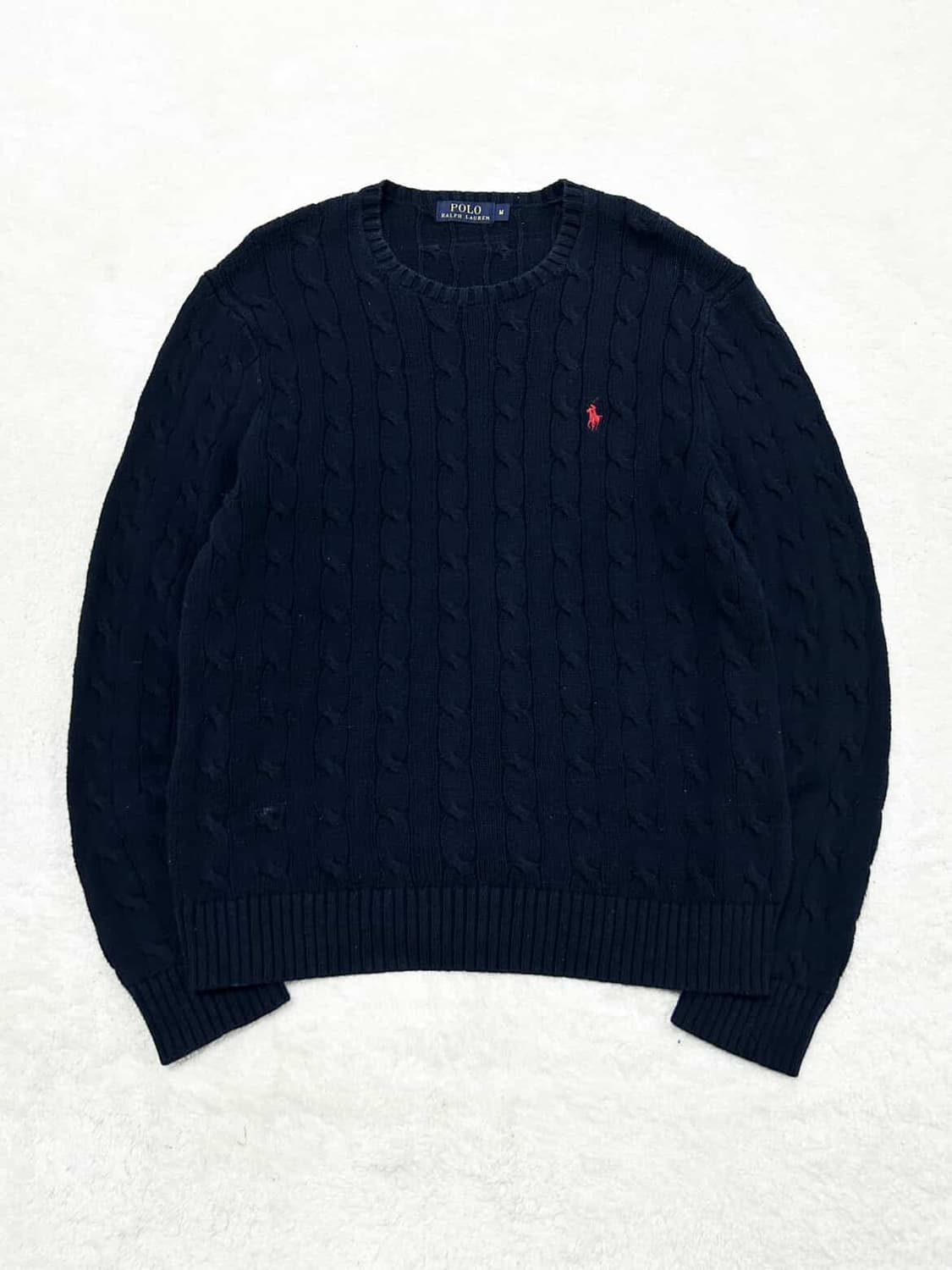 폴로 레드포니 네이비 케이블니트 상품이미지6