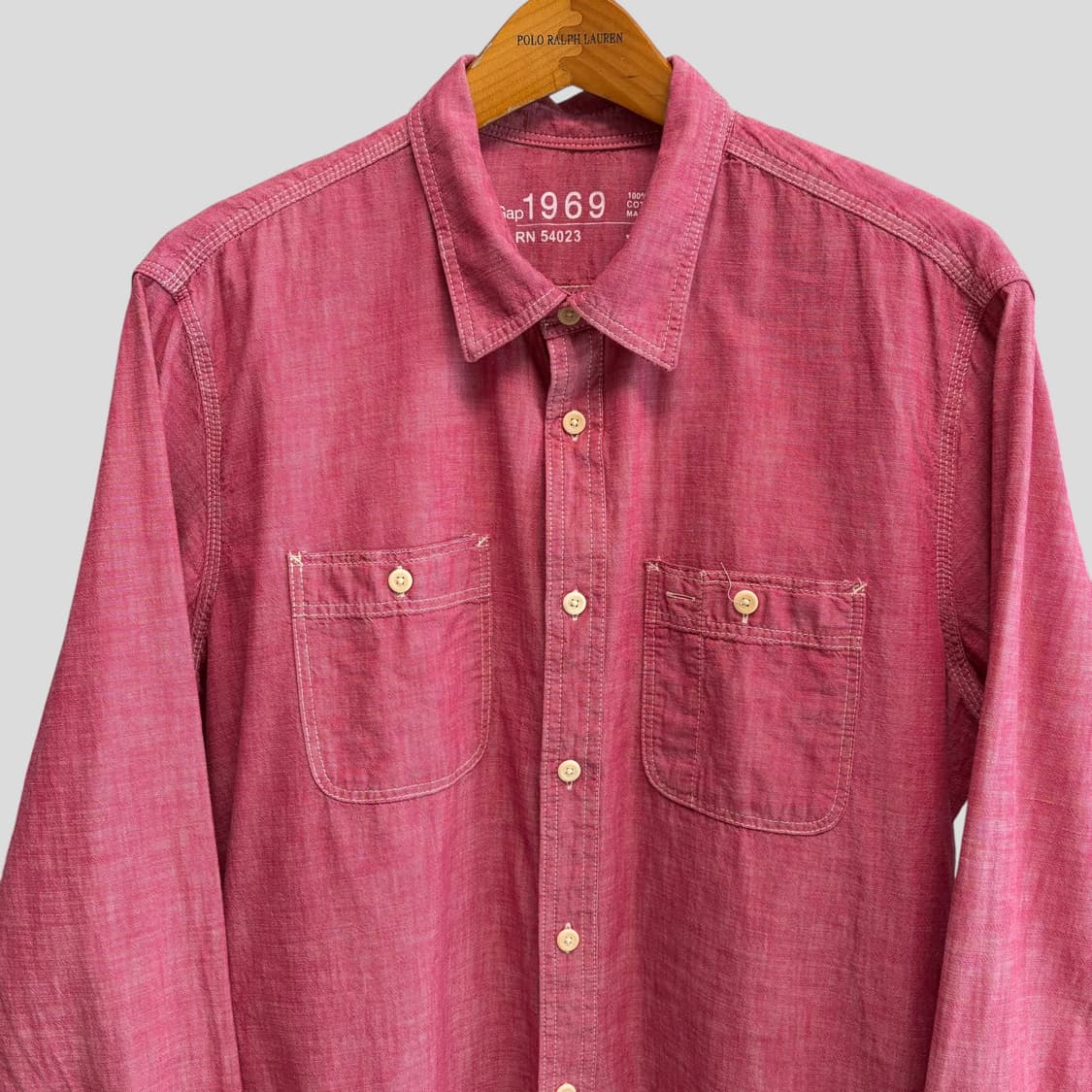 (XL)GAP 갭 샴브레이 워크 셔츠 상품이미지2