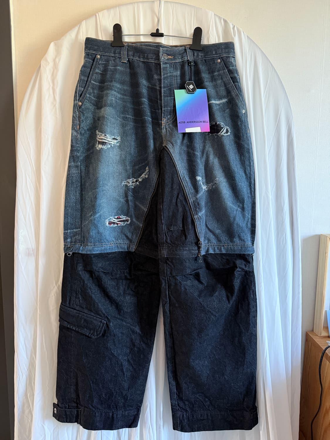 자라 x 앤더슨벨 데님 콤보 셋업 상품이미지6