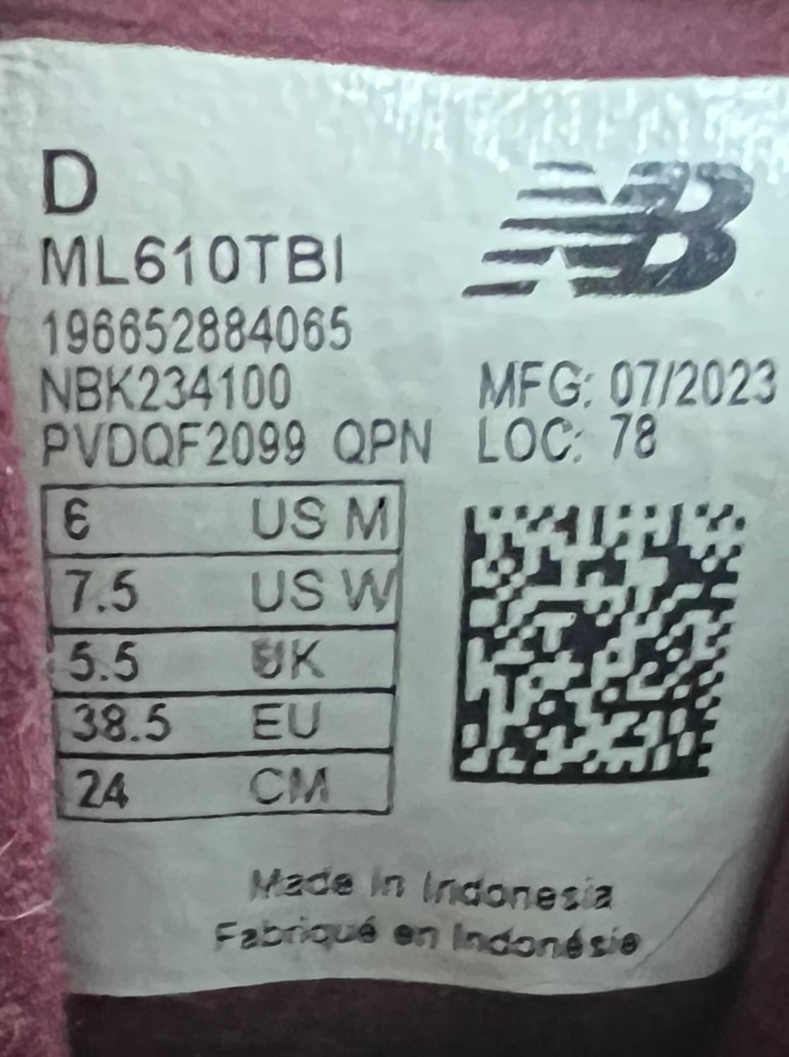 뉴발란스 ML610T 다크 머쉬룸 240 상품이미지4