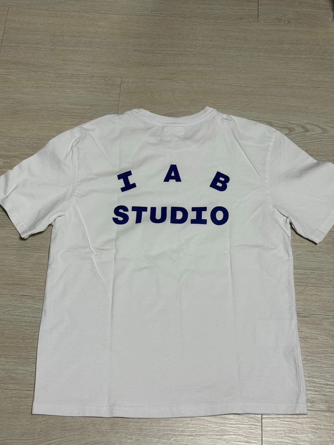 IAB STUDIO 화이트 네이비 티셔츠 L 22fw 상품이미지2