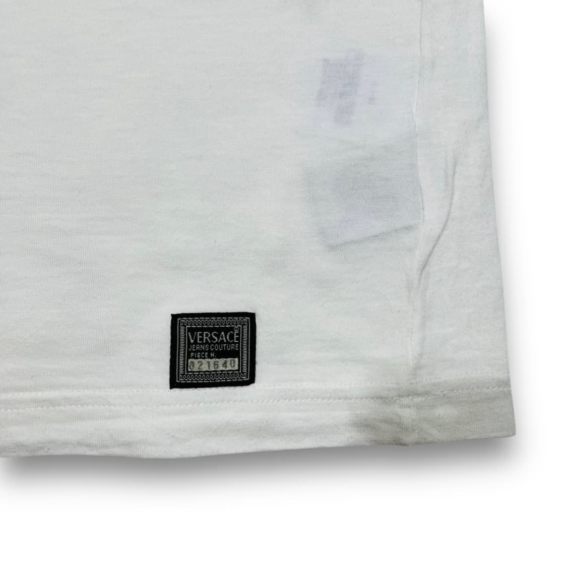 베르사체 90s 진스 꾸뛰르 메두사 화이트 반팔 티셔츠 상품이미지5
