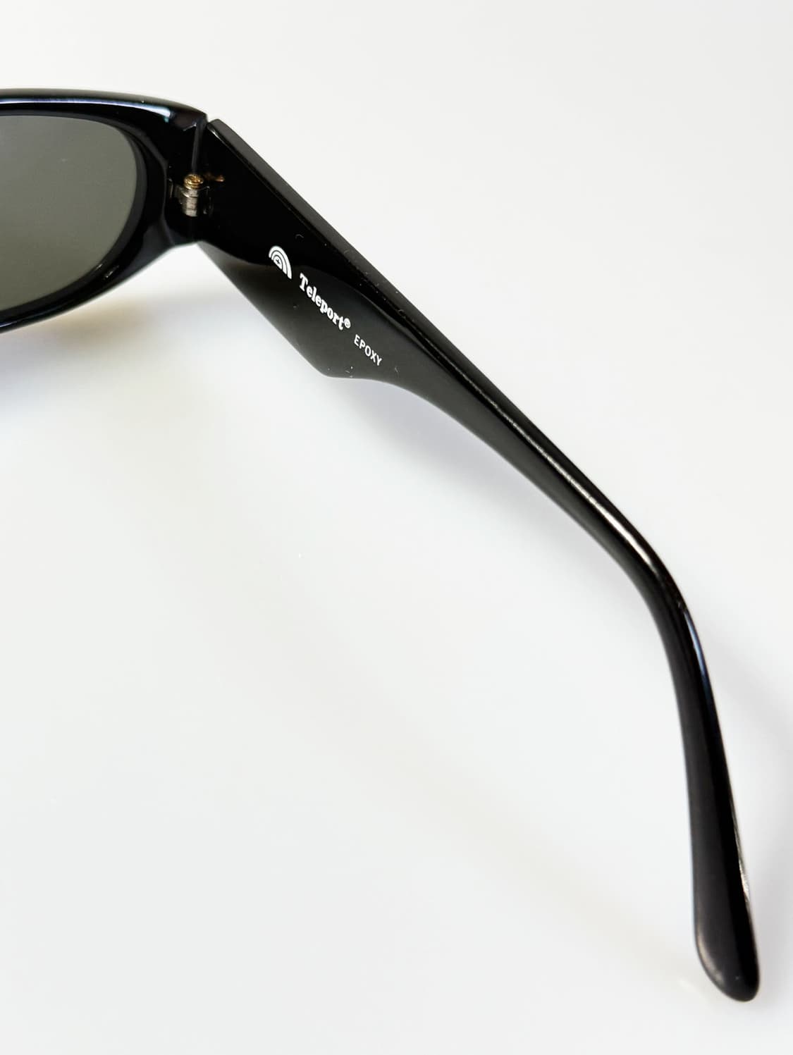 90s TELEPORT 블랙 스퀘어 프레임 빈티지 선글라스 상품이미지6