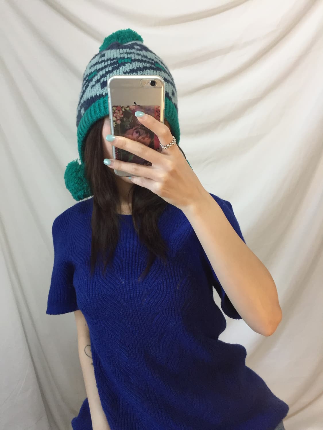 초록 방울 비니 상품이미지3