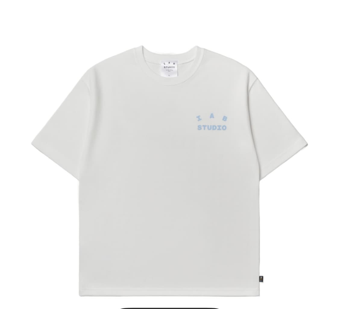 아이앱스튜디오 티셔츠 화이트 스카이블루 상품이미지2