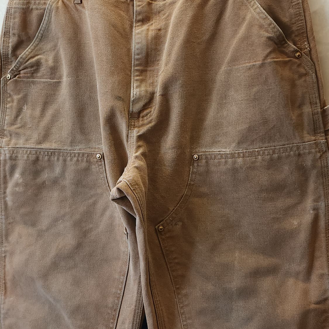 칼하트 워크팬츠 더블니 브라운 칼하트 usa 34x30 상품이미지5