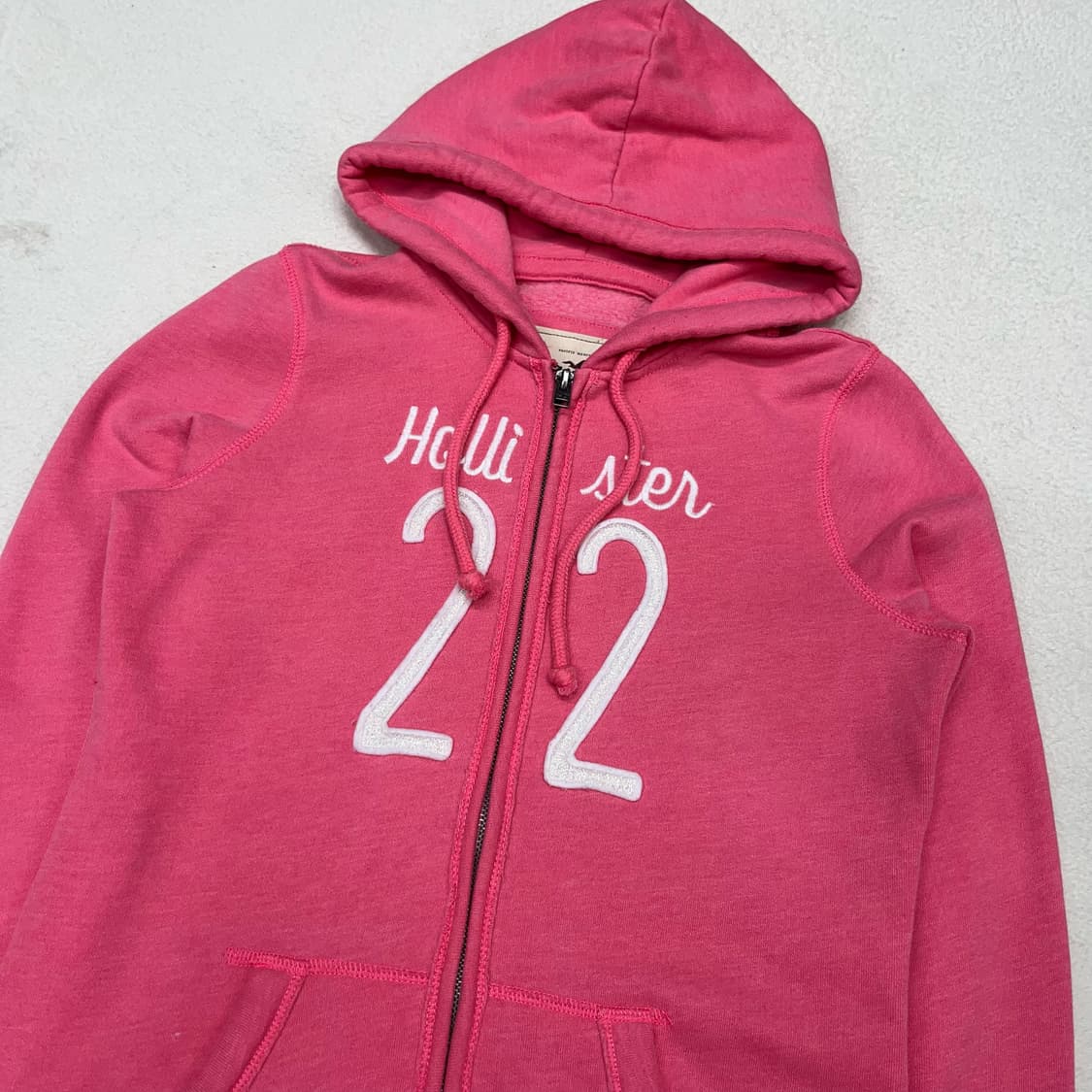Hollister pink hood zip-up 상품이미지5
