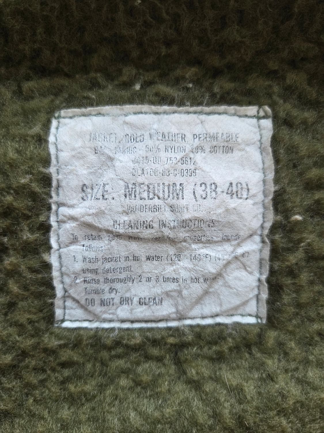 1983 OG A-2 덱자켓 MEDIUM 상품이미지5