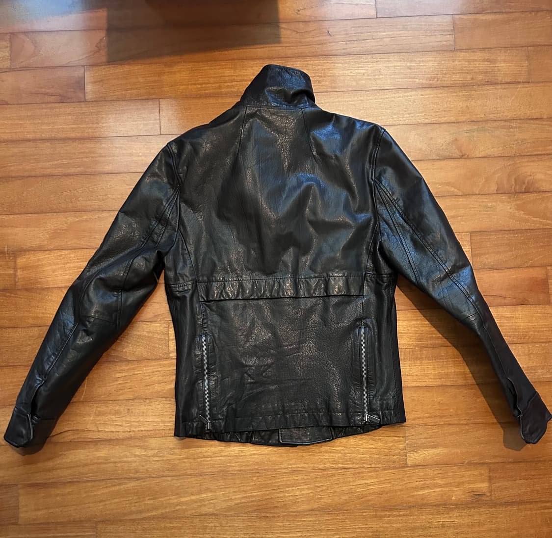 코데즈컴바인 비대칭 카우레더자켓 상품이미지4