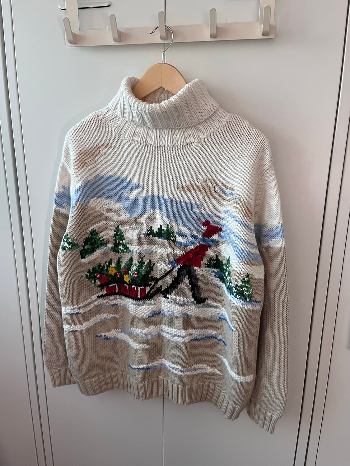 (Rare) Liz claiborne 눈썰매 소년 목폴라 니트  상품이미지7