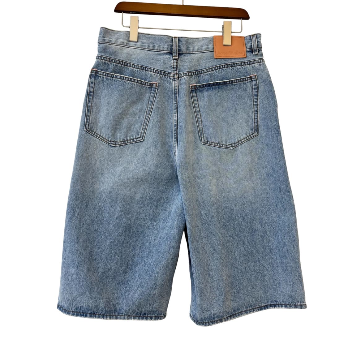 아크네 스튜디오 데님 쇼츠 라이트 블루 상품이미지5