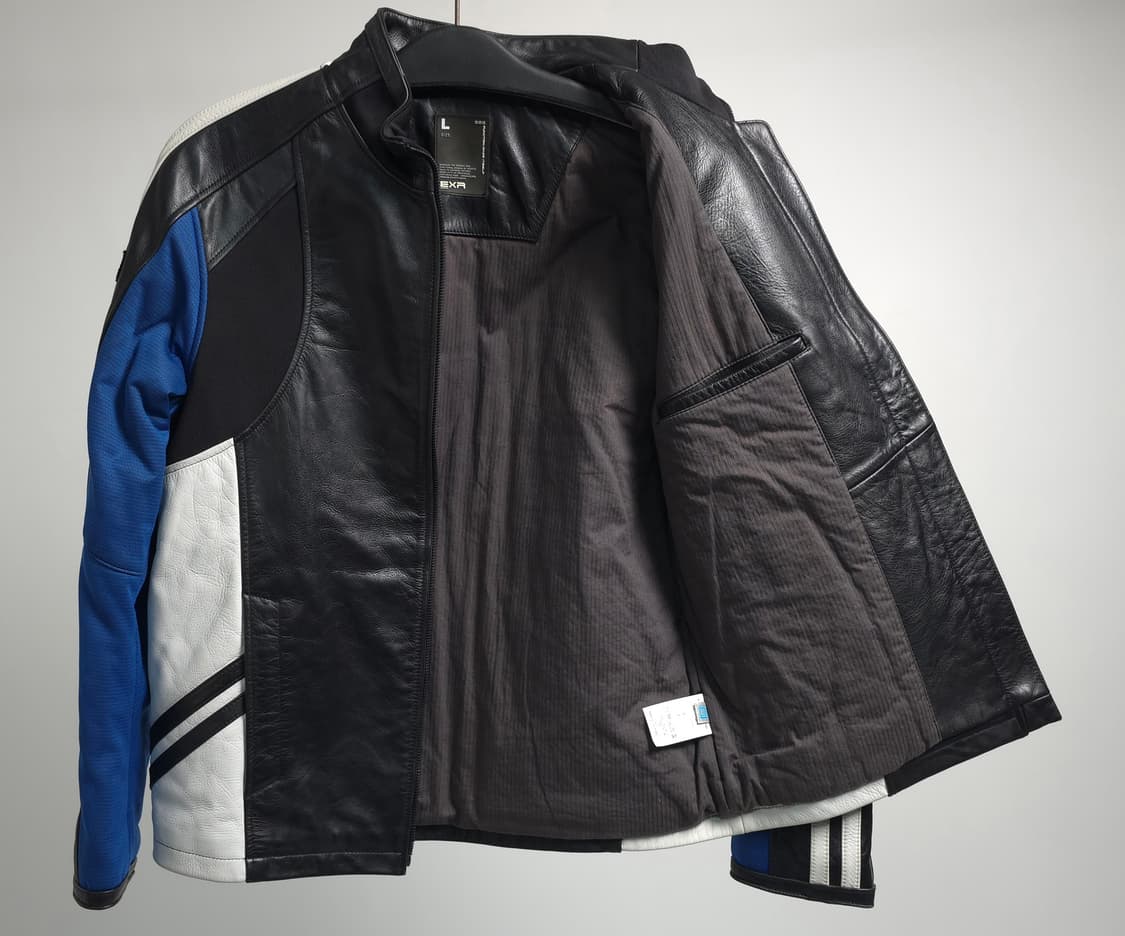 EXR 정품 소가죽 레이싱 자켓 패딩 점퍼 라이더 바이크 100
 상품이미지9