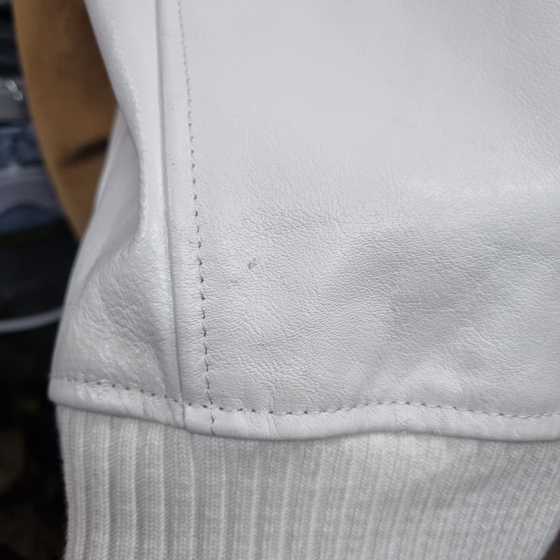 하프보이 halfboy 바시티 가죽자켓 상품이미지4