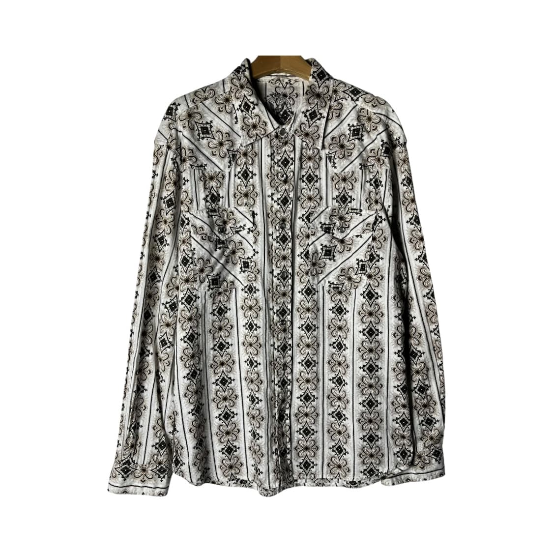 [JPN] 빈티지 재팬 패턴 웨스턴셔츠 상품이미지1