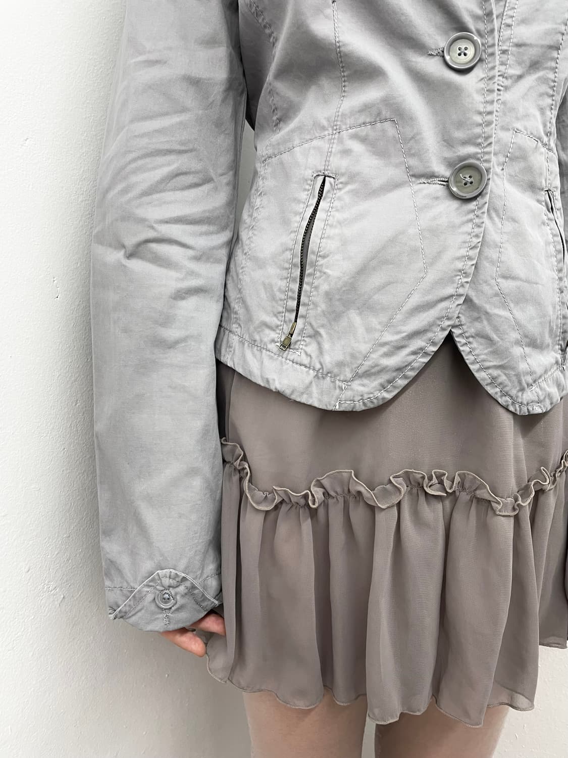 페어리 프릴 레이어드 스커트 상품이미지3