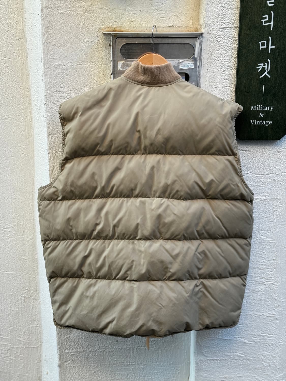 80s 에디바우어 구스다운 퀼팅 베스트 (XL) 상품이미지6