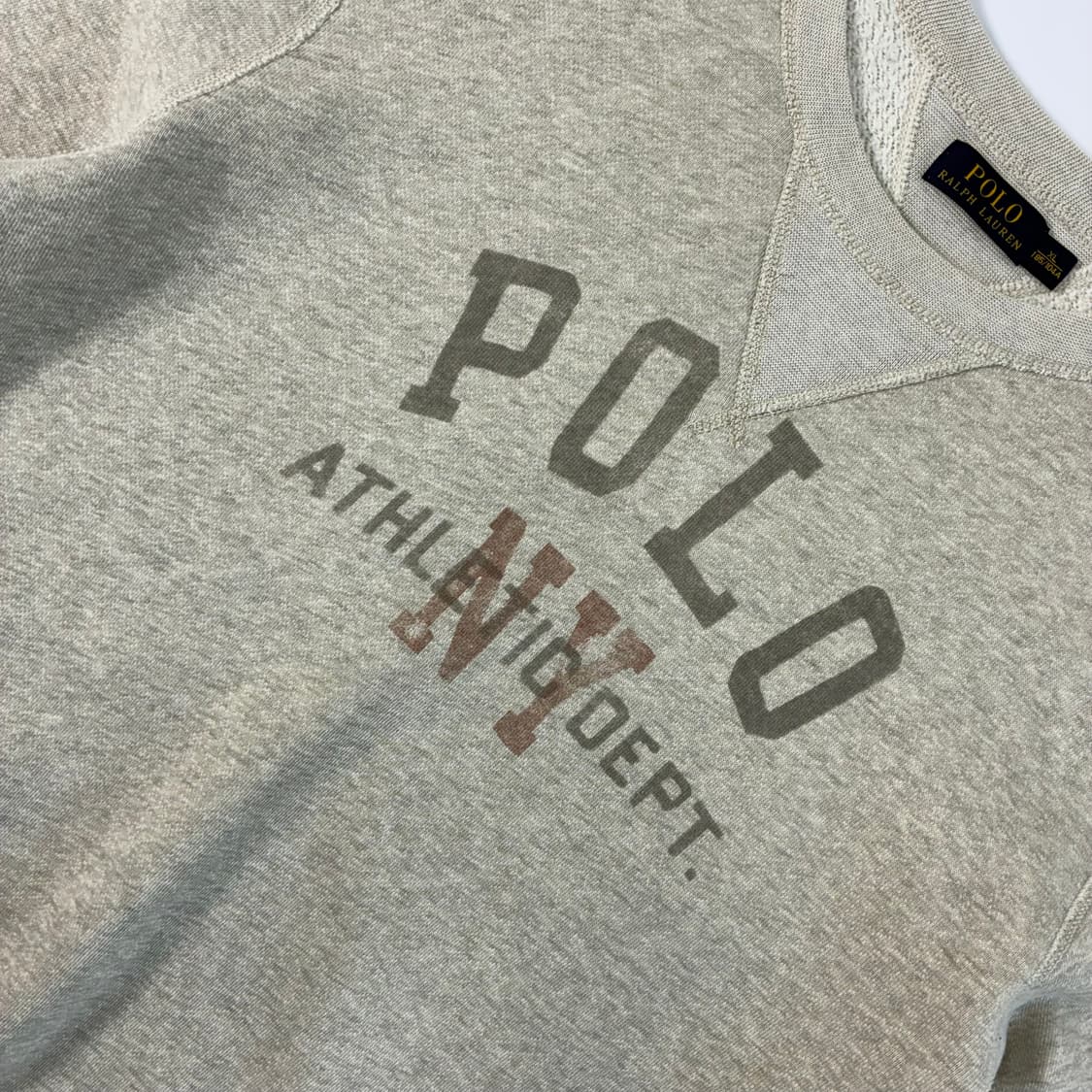 Polo  폴로 랄프로렌 더블 V 어슬레틱 그레이 맨투맨  상품이미지3