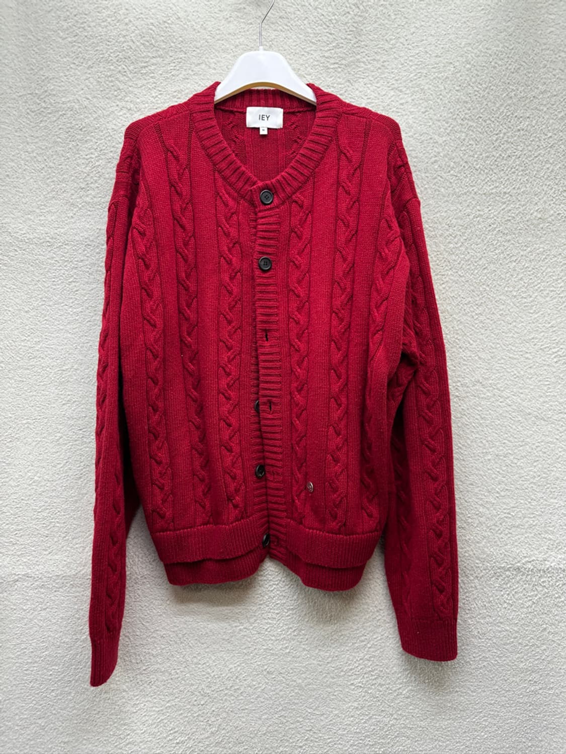 이에이 엘보우 패치 가디건 상품이미지1