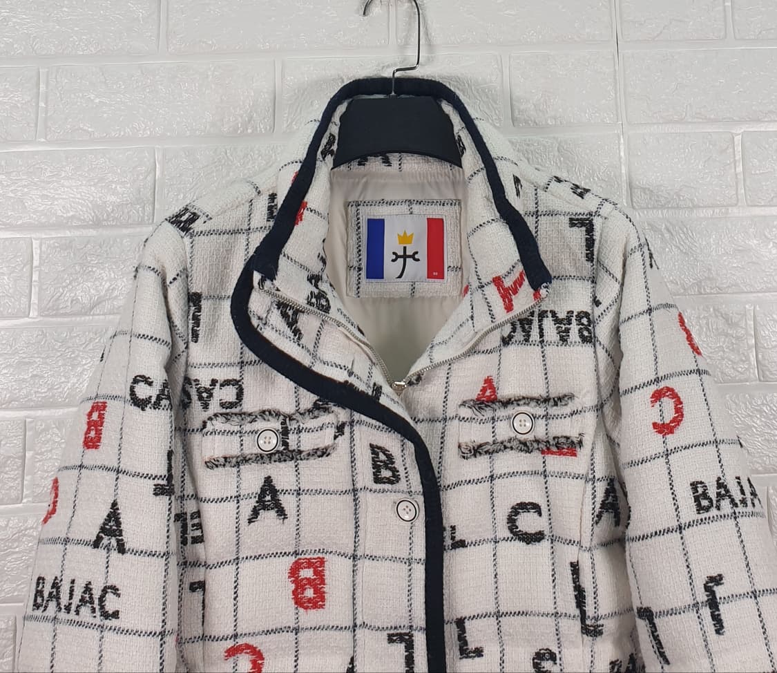 [90]까스텔바작 트위드 구스다운 점퍼 상품이미지5