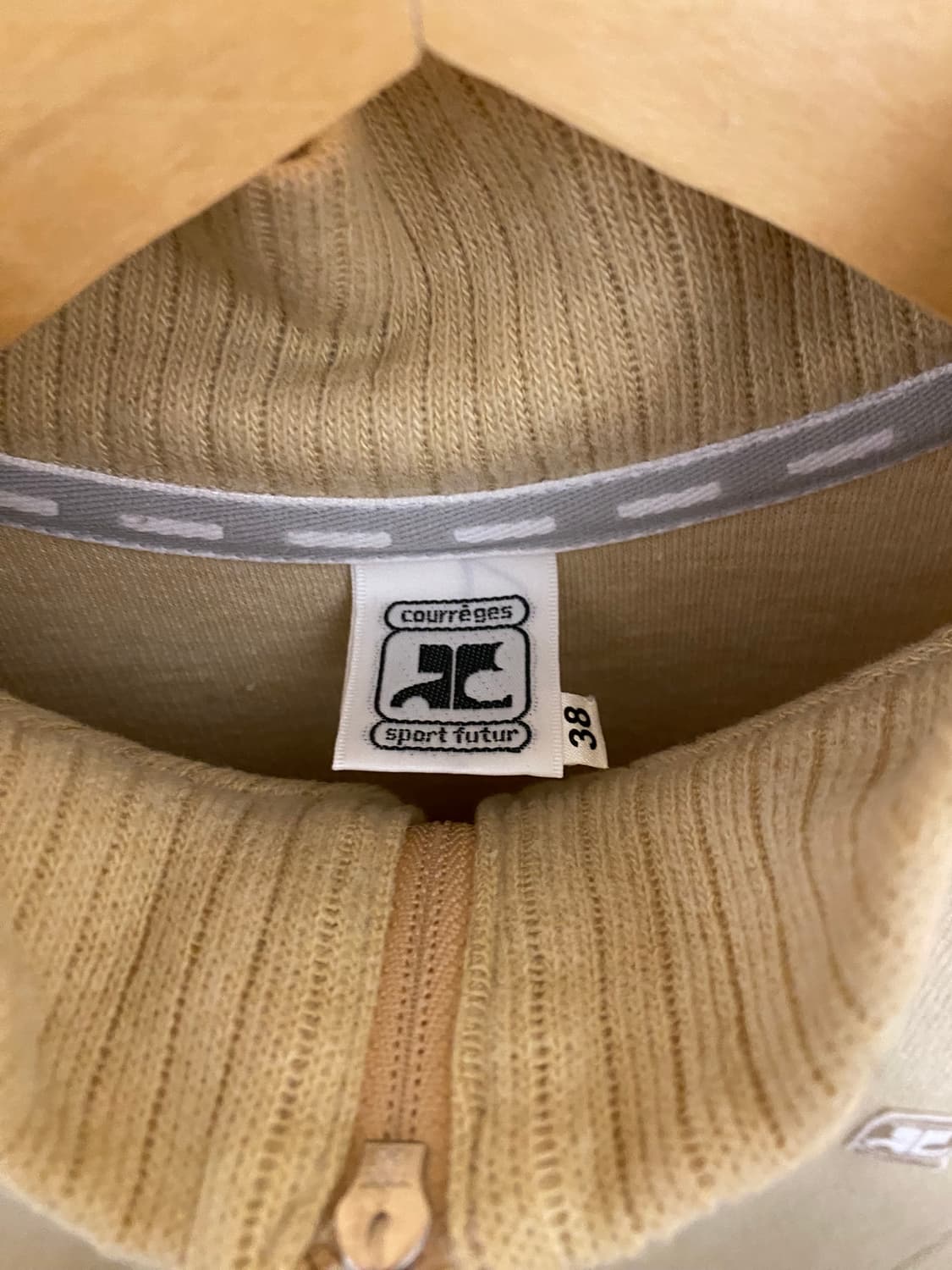 COURREGES half zip-up knit 쿠레쥬 쿼터집업 니트 상품이미지7