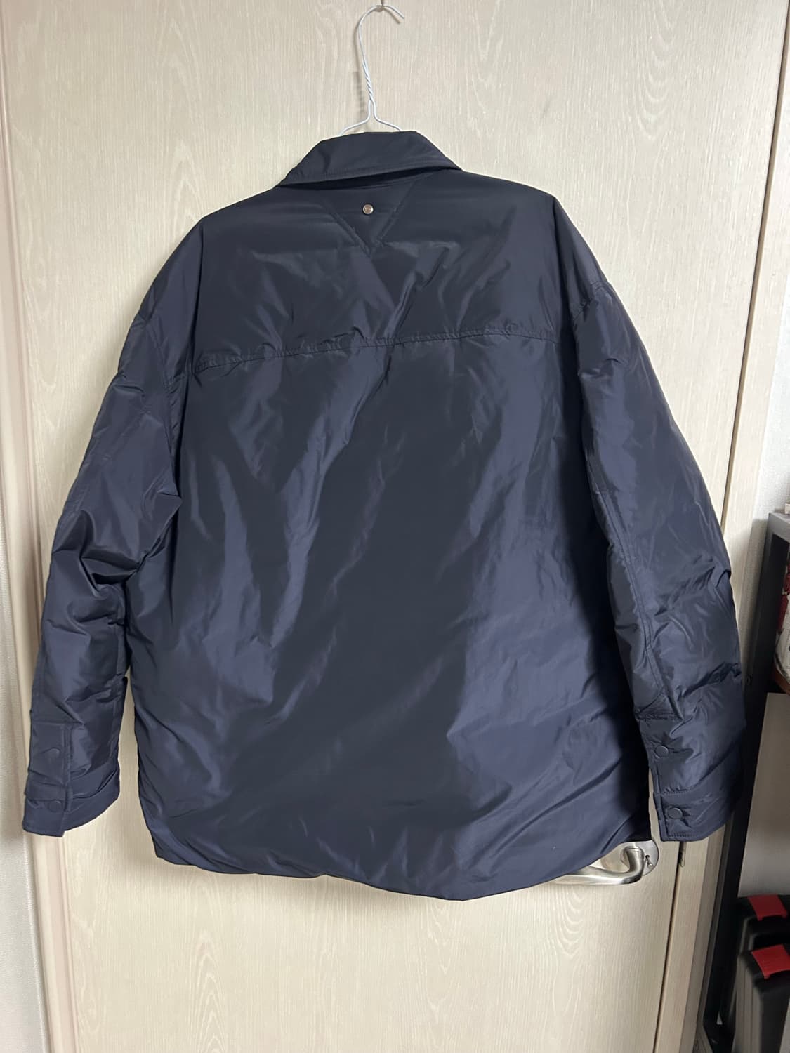 시스템옴므 레더 로그탭 구스 다운 패딩100사이즈 팜 상품이미지2