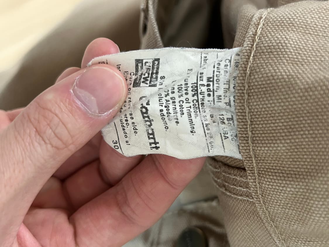 칼하트 더블니 베이지 상품이미지3