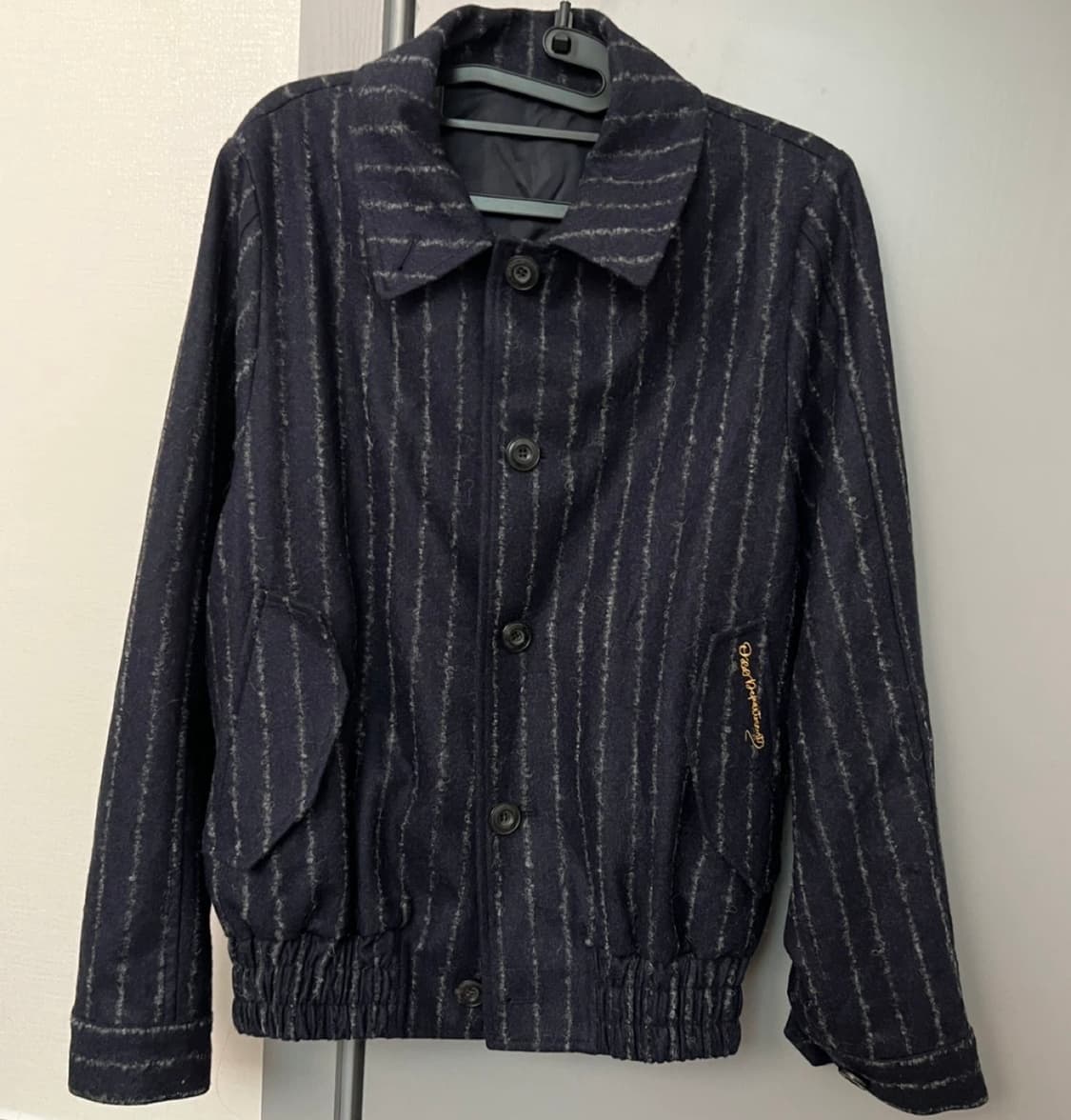 Odd Department 스트라이프 블루종 자켓 S 상품이미지1
