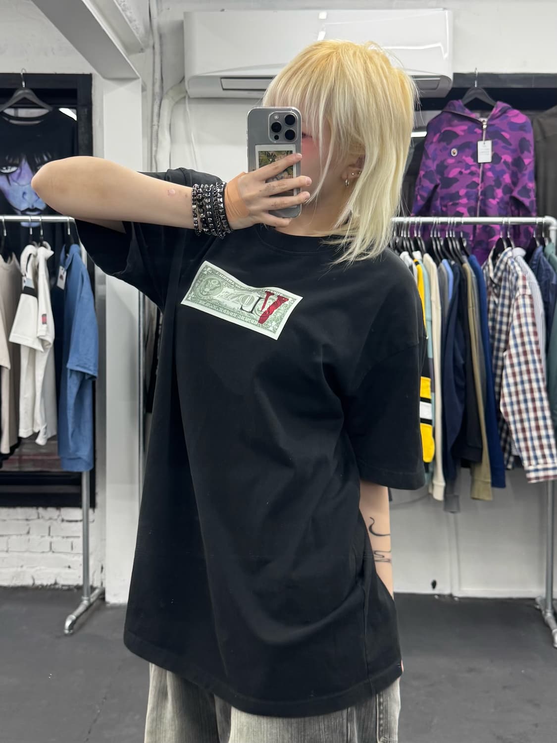 브이론 달러 빌 티셔츠 상품이미지4