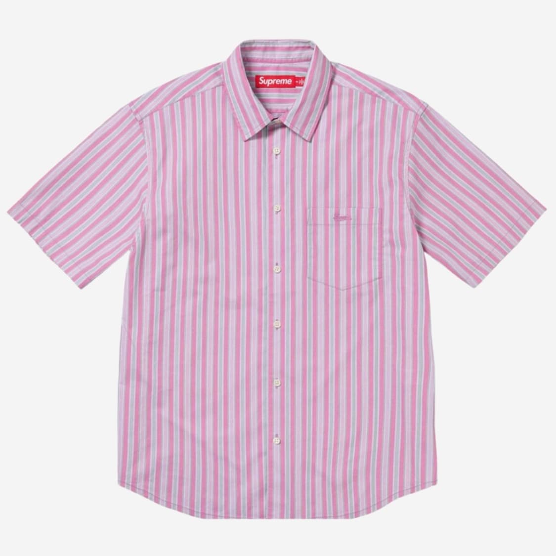 Supreme Loose Fit Multi Stripe S/S Shirt 상품이미지1